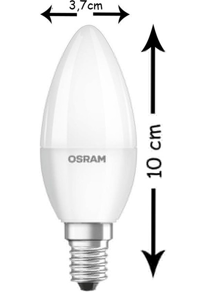 Led Value 4,9W Beyaz Işık E-14 470lm Ampul