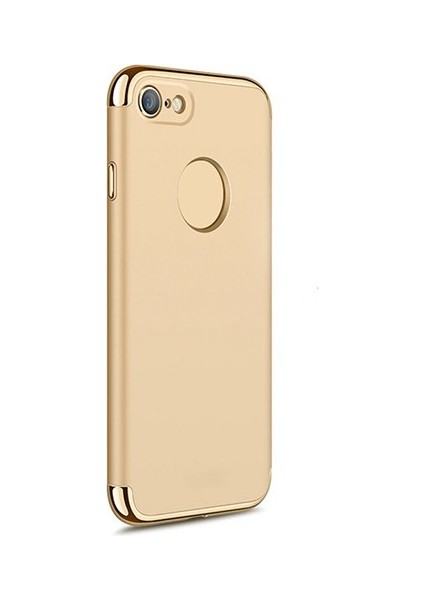 iPhone 7 / 8 Kılıf Golden Frame Arka Kapak Gold