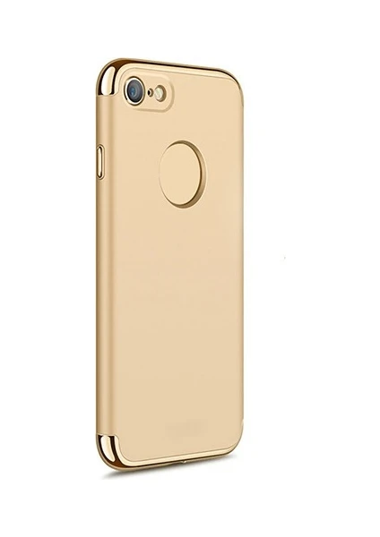 Fitcase iPhone 7 / 8 Kılıf Golden Frame Arka Kapak Gold