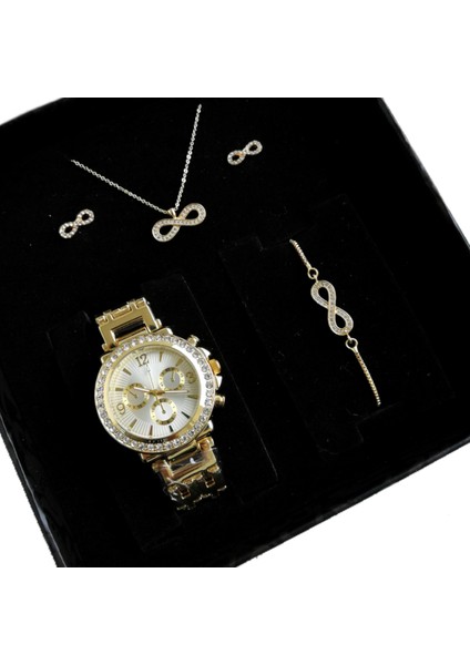 Kadın Kol Saati Seti Bayan Saat Takı Kombini Sevgiliye Doğum Günü si