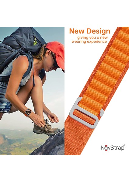 Apple Watch Series 7 41MM Uyumlu Kordon Alpine Loop Tasarım Kordon Kayış modelleri