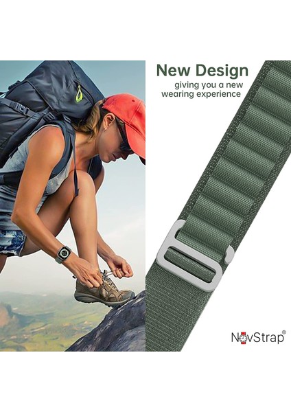 Apple Watch Series 8 41MM Uyumlu Kordon Alpine Loop Tasarım Kordon Kayış modelleri