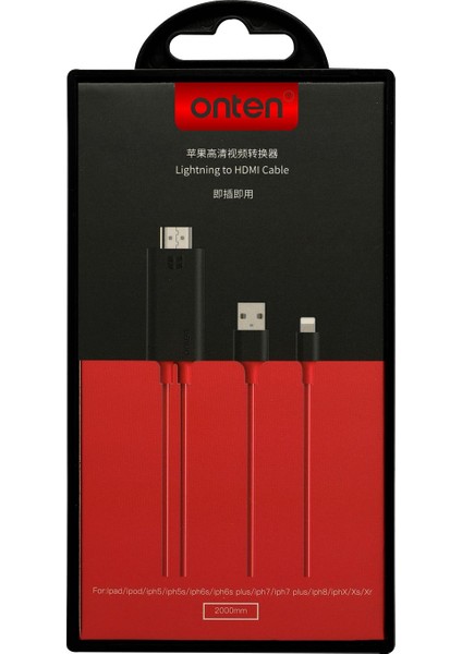 Lightning To HDMI 2000M Hdtv Kablo TG7575S