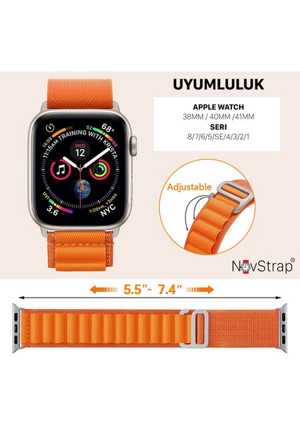 Apple Watch Series 4 40MM Uyumlu Kordon Alpine Loop Tasarım Kordon Kayış fiyatları