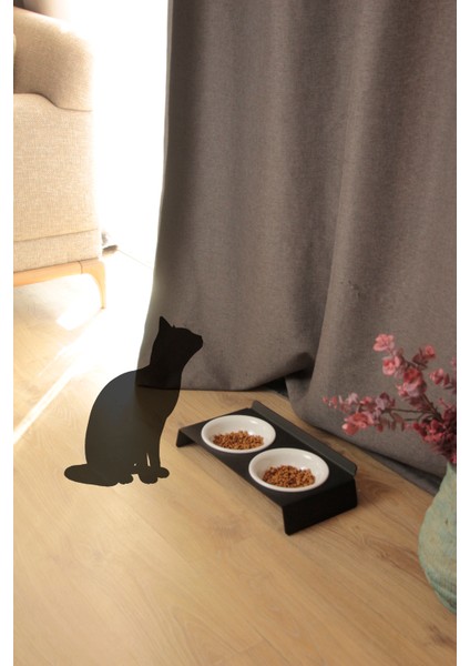 . Kedi Mama & Su Kabı Çiftli Siyah modelleri