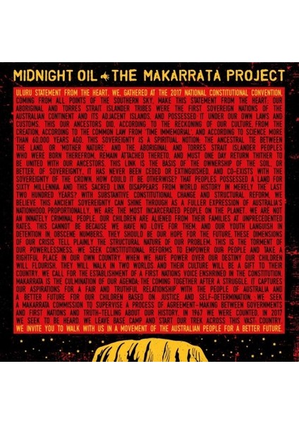 Midnight Oil The Makarrata Project - Plak