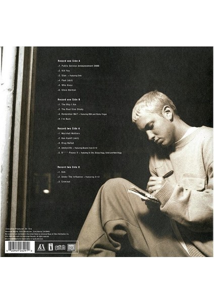 Eminem The Marshall Mathers Lp - Plak