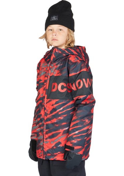 Dc Kırmızı Erkek Çocuk Kayak Montu ADBTJ03015 Propaganda Youth Jacket