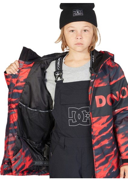 Dc Kırmızı Erkek Çocuk Kayak Montu ADBTJ03015 Propaganda Youth Jacket