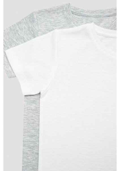 Çok Renkli Unisex 2'li Termal Tişört