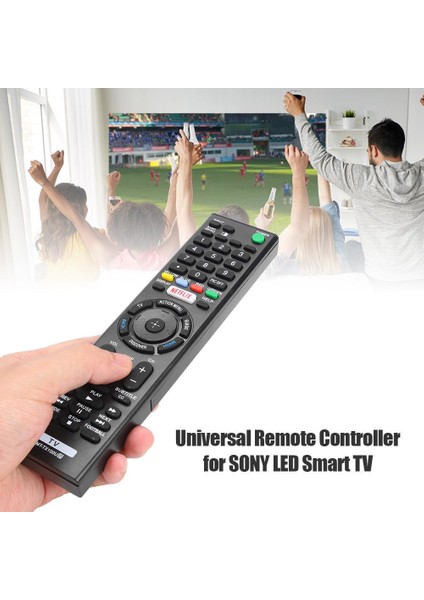 Sony RMT-TX200E KD-49X8305C KDL-32R400 L-50W800C Için RMT-TX100U LED Tv RM-ED034 KDL-43W805C KDL-55W807C Bravia 3D Smart LED Tv Kumanda Netflıx Tuşlu RM-L1275