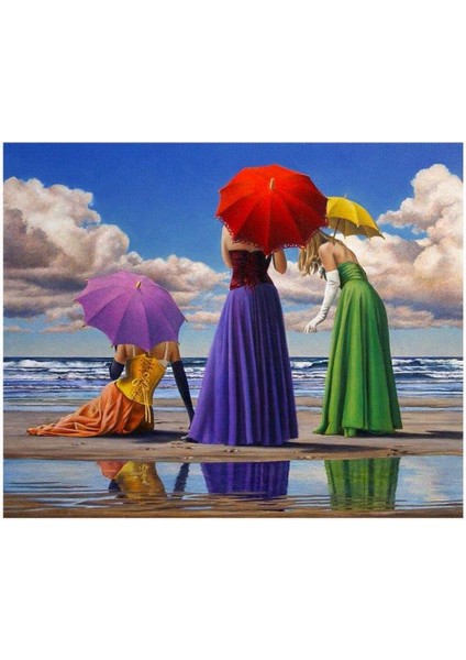Kel Alaka Çerçeveli 40X50 Sayılarla Boyama Hobi Seti