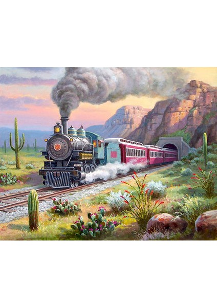 Çöl Turu Çerçeveli 60X75 Sayılarla Boyama Hobi Seti