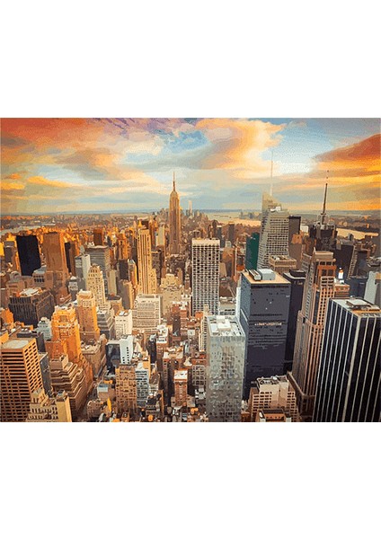 Gökyüzüne Doğru Çerçeveli 40X50 Sayılarla Boyama Hobi Seti