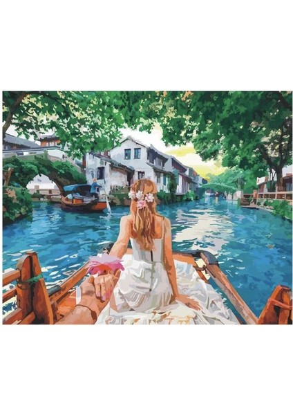 Ayrılma Benden Çerçeveli 40X50 Sayılarla Boyama Hobi Seti