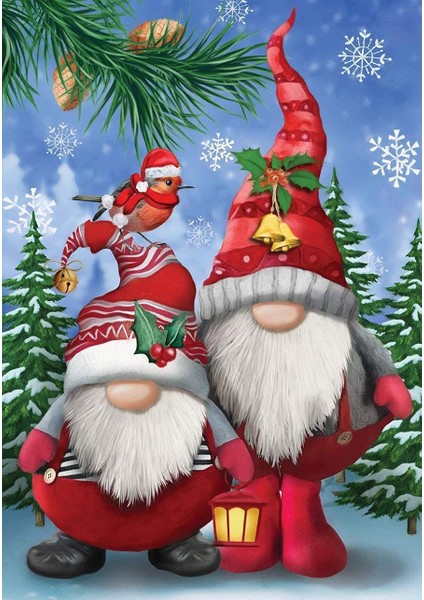 Mutlu Noel Çerçeveli 70X90 Sayılarla Boyama Hobi Seti