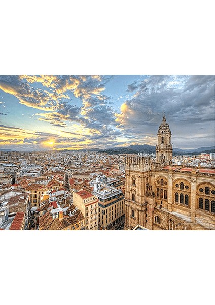 Avrupa Manzarası Çerçeveli 40X50 Sayılarla Boyama Hobi Seti