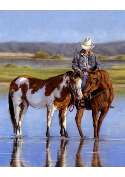 Hediye Çerçeveli 60X75 Sayılarla Boyama Hobi Seti