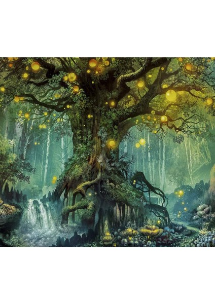 Büyü Ormanı Çerçeveli 70X90 Sayılarla Boyama Hobi Seti