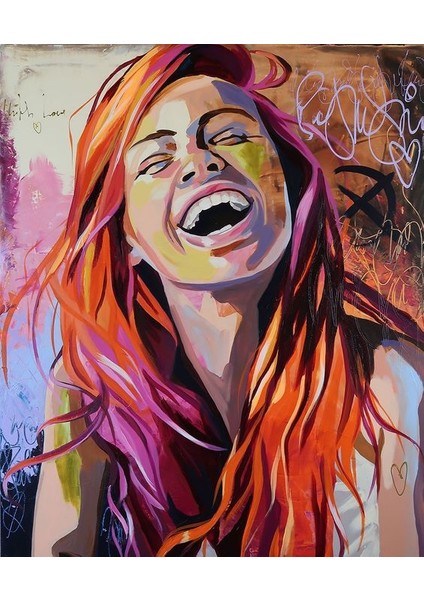 Gülümse Sadece 2 Çerçeveli 40X50 Sayılarla Boyama Hobi Seti