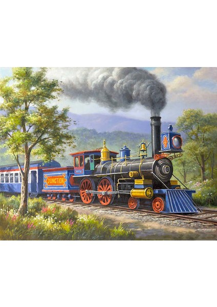 Sonbahar Ekspresi Çerçeveli 90X110 Sayılarla Boyama Hobi Seti