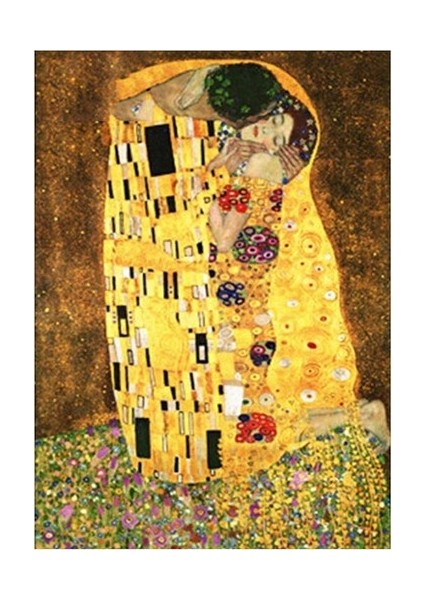 Öpücük Çerçeveli 90X110 Sayılarla Boyama Hobi Seti