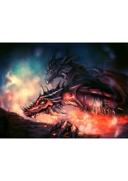 Cehenneme Hoşgeldin Çerçeveli 50X65 Sayılarla Boyama Hobi Seti