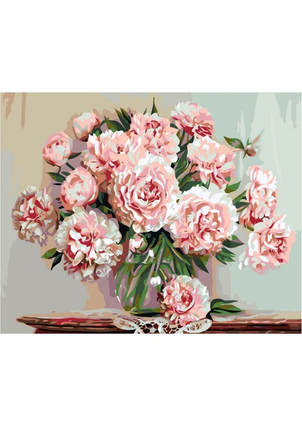 Şakayıklar Çerçeveli 60X75 Sayılarla Boyama Hobi Seti