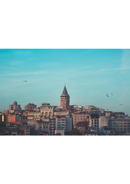 Istanbul Manzarası-2 Çerçeveli 70X90 Sayılarla Boyama Hobi Seti