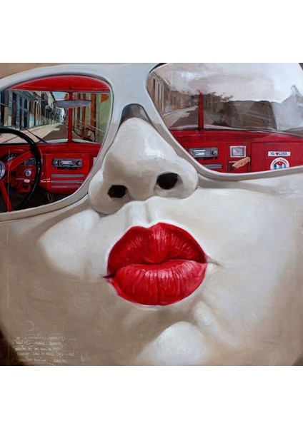 Öpücük Çerçeveli 90X110 Sayılarla Boyama Hobi Seti