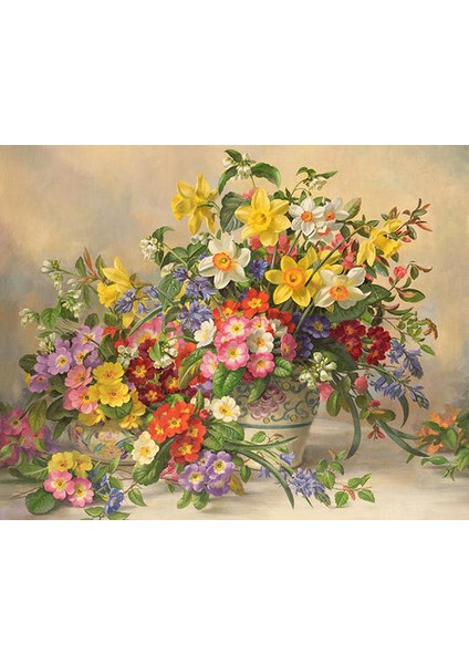 Buket Çerçeveli 40X50 Sayılarla Boyama Hobi Seti