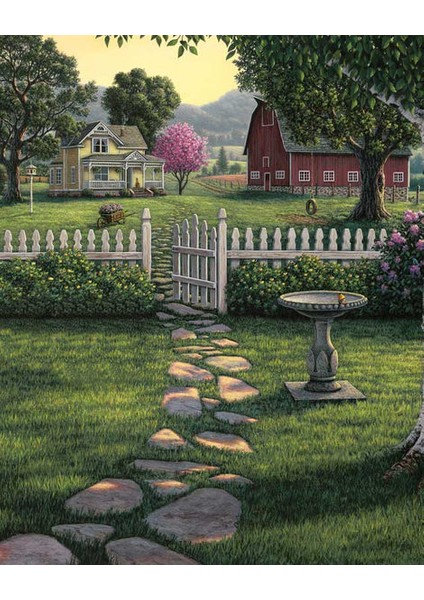 Köy Evi Çerçeveli 40X50 Sayılarla Boyama Hobi Seti