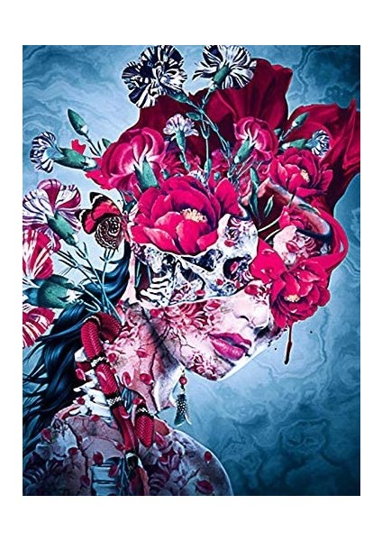 Gül Kız Çerçeveli 40X50 Sayılarla Boyama Hobi Seti