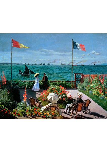 Sainte Bahçesi Çerçeveli 40X50 Sayılarla Boyama Hobi Seti
