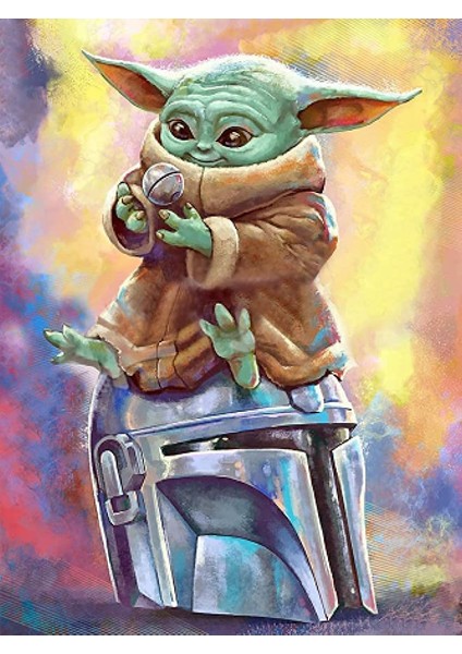 Çücük Adam Çerçeveli 40X50 Sayılarla Boyama Hobi Seti