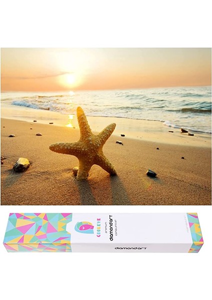 Denizyıldızı Çerçeveli 50X65 Sayılarla Boyama Hobi Seti