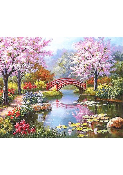 Periler Ülkesi Çerçeveli 50X65 Sayılarla Boyama Hobi Seti