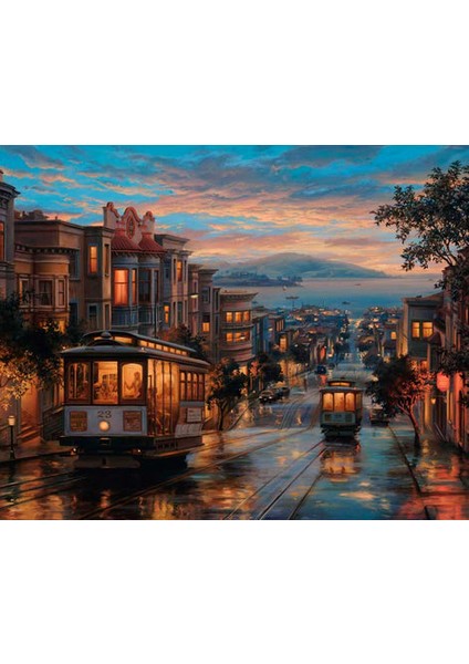 San Francisco Çerçeveli 60X75 Sayılarla Boyama Hobi Seti