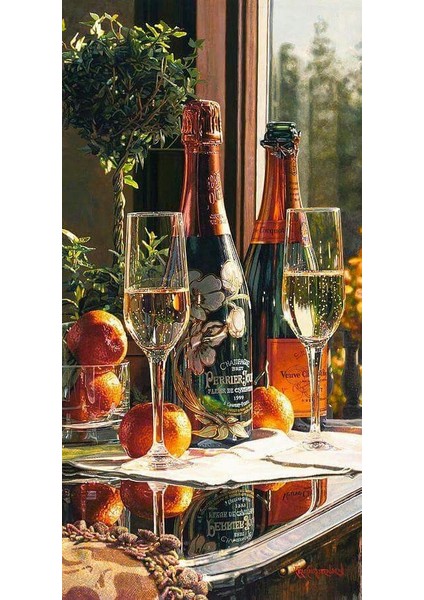 Elma Sirkesi Çerçeveli 60X75 Sayılarla Boyama Hobi Seti