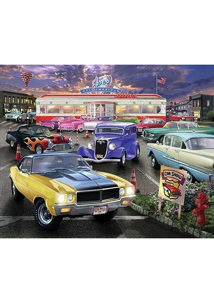 Kayıp Otopark Çerçeveli 60X75 Sayılarla Boyama Hobi Seti