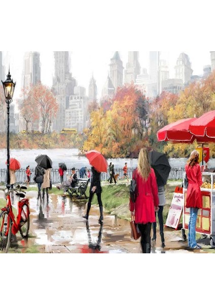 Central Park Çerçeveli 90X110 Sayılarla Boyama Hobi Seti
