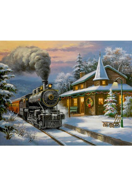Polar Express Çerçeveli 90X110 Sayılarla Boyama Hobi Seti