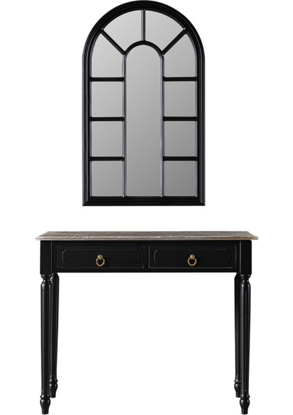 Rachel Siyah Masif Dresuar Ayna Takım modelleri