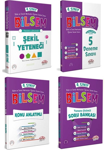 4. Sınıf Bilsem Hazırlık Seti 2023