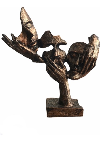 Görmedim Duymadım Bilmiyorum Mask Bronz