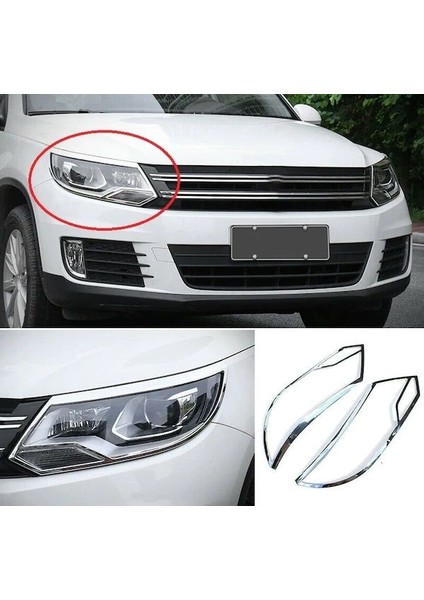 Vw Tiguan 2008-2010 Far Çerçevesi Abs Krom 2 Prç modelleri