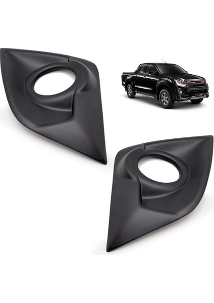 Isuzu D-Max 2018+ Ön Sis Kaplaması Siyah indirimleri