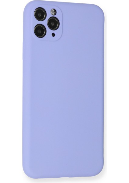 Lansman iPhone 11 Pro Max Kılıf Nano Içi Kadife Silikon - Lila