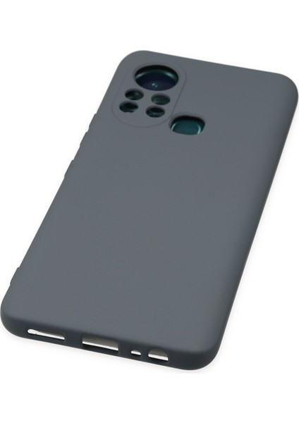 Lansman Infinix Hot 11S Kılıf Nano Içi Kadife Silikon - Gri fırsatları