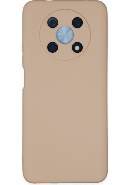 Lansman Huawei Nova Y90 Kılıf Nano Içi Kadife Silikon - Pudra